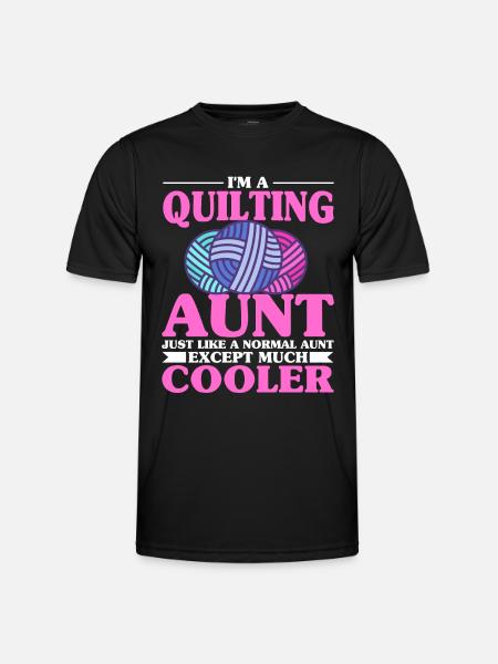 Quilting Gift Sewing Knitting Quilter - Men's Functional T-Shirt - black