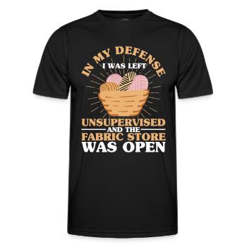 Quilten Geschenk Nähen Stricken Quilter - Männer Funktions-T-Shirt - Schwarz - Vorne - AI Model Male 178 dark (178cm)
