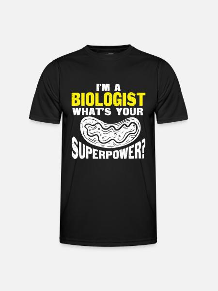 Biology Gift Biologist - Men's Functional T-Shirt - black