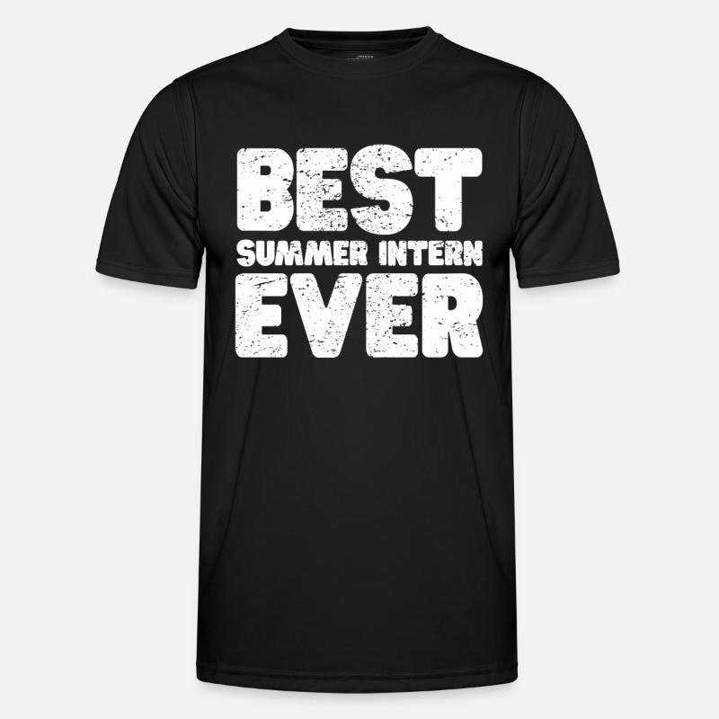Intern Gift Unpaid Intern - Men's Functional T-Shirt - black