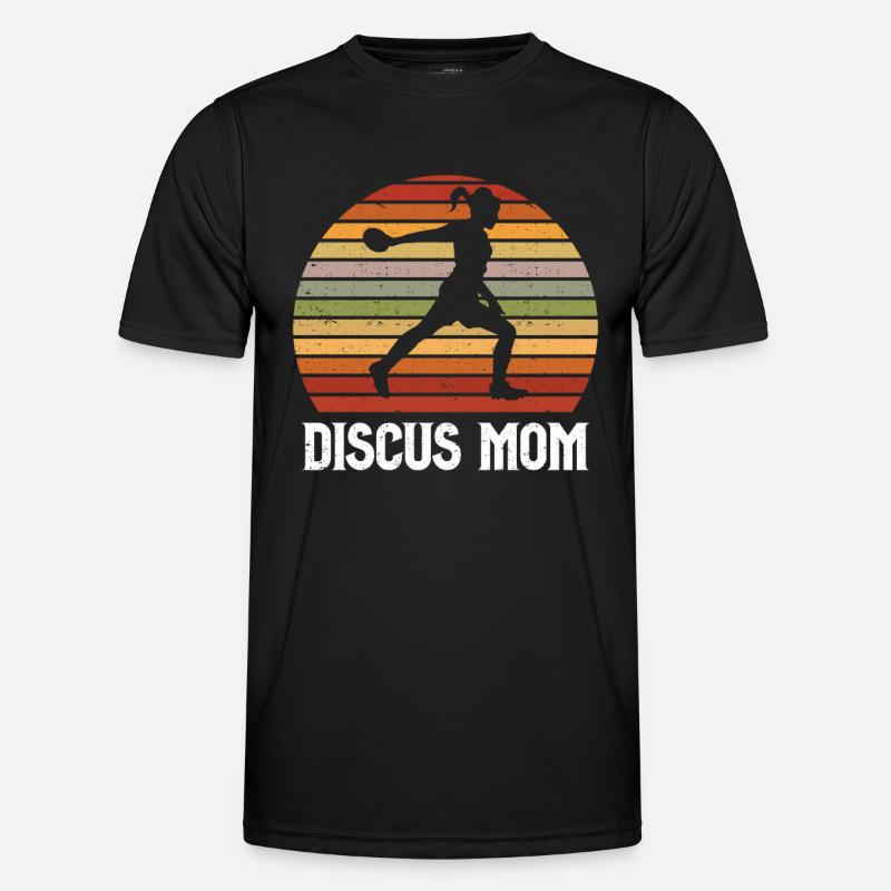 Discus Thrower Gift Discus Throwing - Men's Functional T-Shirt - black