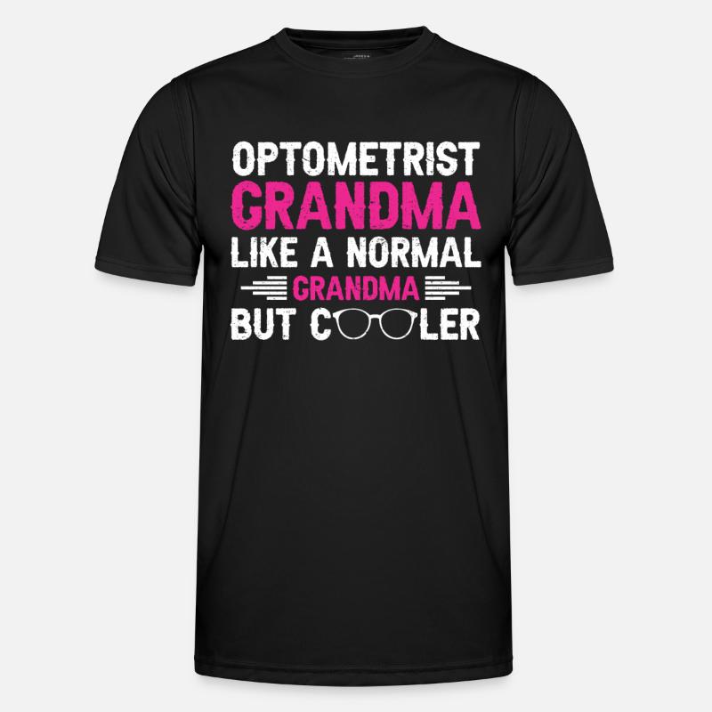 Optiker Geschenk Optometrie - Männer Funktions-T-Shirt - Schwarz
