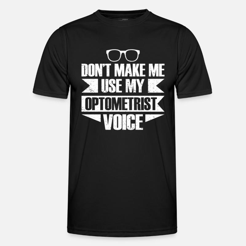 Optician Gift Optometry - Men's Functional T-Shirt - black