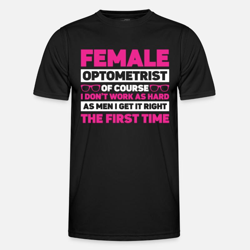 Optician Gift Optometry - Men's Functional T-Shirt - black