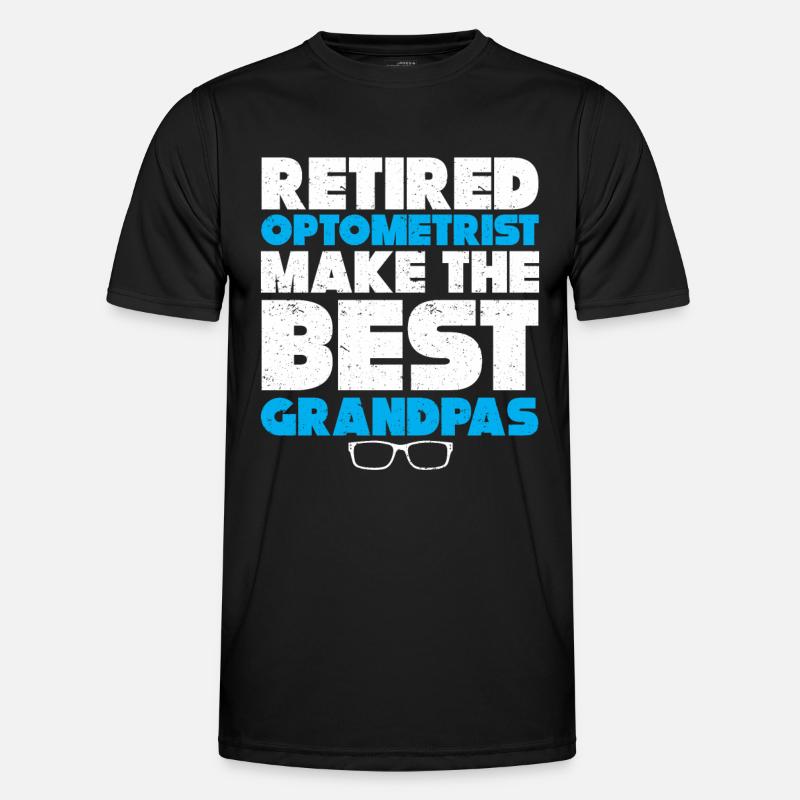 Optiker Geschenk Optometrie - Männer Funktions-T-Shirt - Schwarz