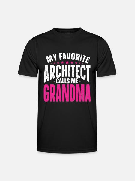 Architect's Gift, Architecture Lover - Men's Functional T-Shirt - black