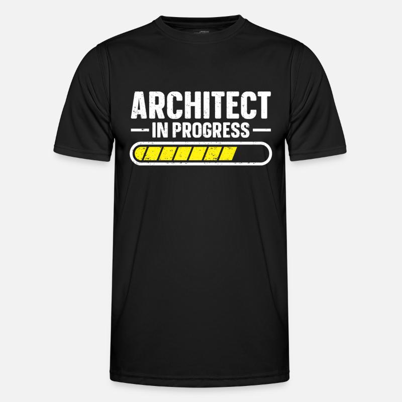 Architect's Gift, Architecture Lover - Men's Functional T-Shirt - black