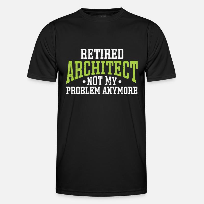 Architect's Gift, Architecture Lover - Men's Functional T-Shirt - black