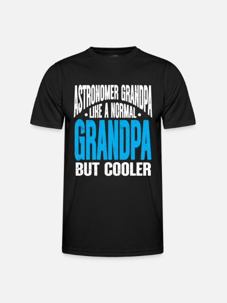 Astronomer Gift Astrology Telescope Astronomy - Men's Functional T-Shirt - black