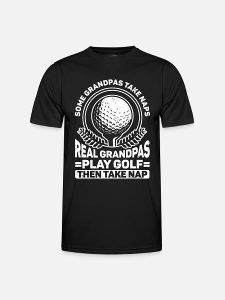 Golf Gift for Golfer - Men's Functional T-Shirt - black