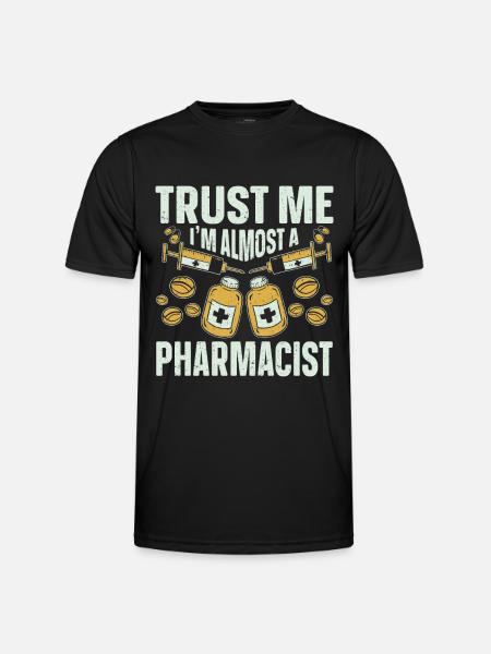 Apothecary Gift Pharmacy - Men's Functional T-Shirt - black