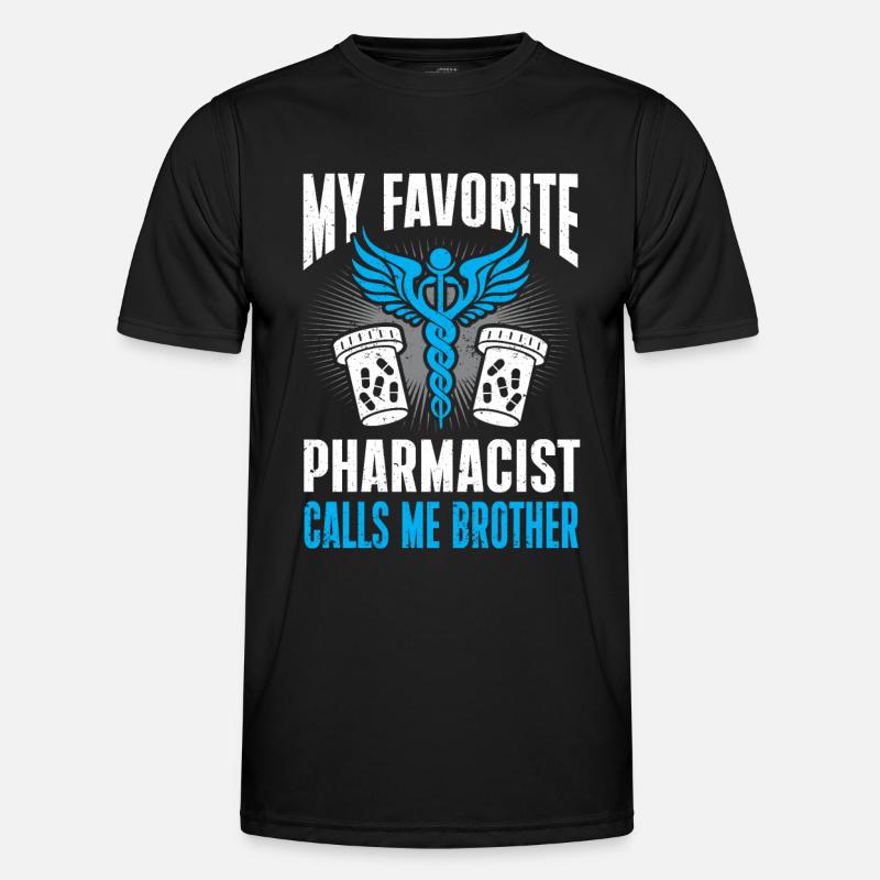 Apotheker Geschenk Apotheke - Männer Funktions-T-Shirt - Schwarz