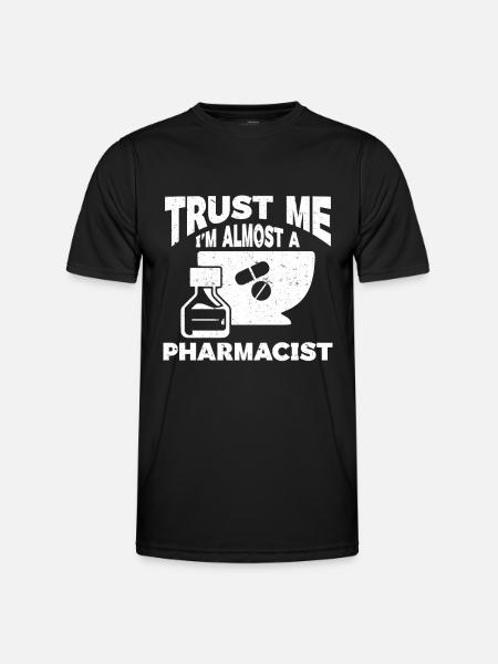 Pharmacist Degree Medicine Pharmacy - Men's Functional T-Shirt - black