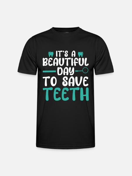 Dentist Student Degree Teeth Dentistry - Men's Functional T-Shirt - black