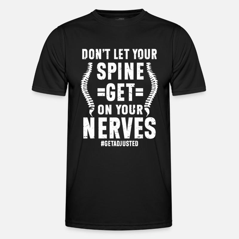 Chiropractor Chiropractic - Men's Functional T-Shirt - black
