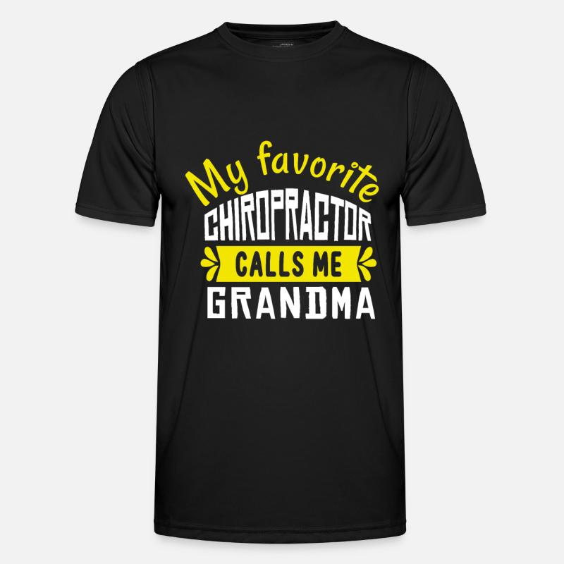 Chiropractor Chiropractic - Men's Functional T-Shirt - black