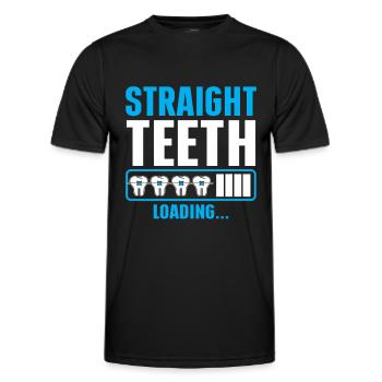 Kieferorthopäde Orthodontic Dental - Männer Funktions-T-Shirt - Schwarz - Vorne - AI Model Male 178 dark (178cm)