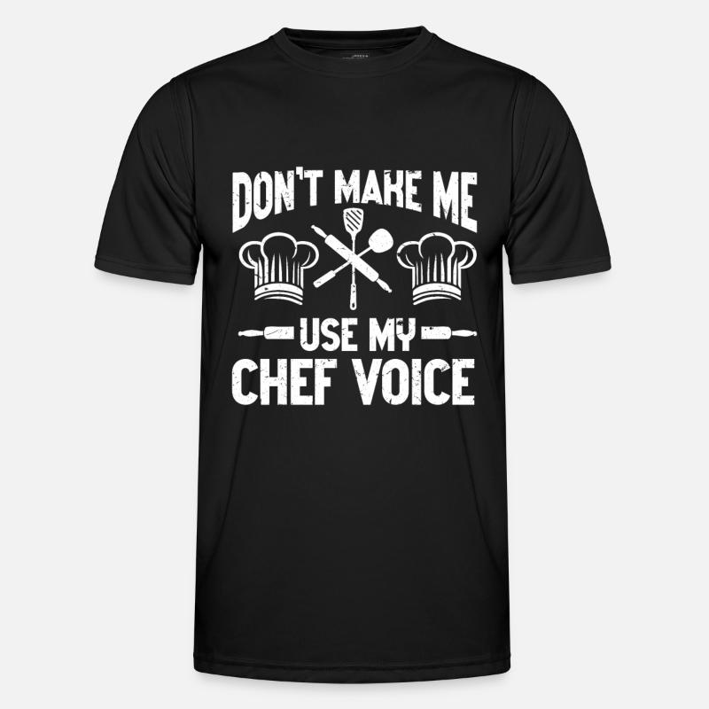 Chef Kitchen Cook - Men's Functional T-Shirt - black