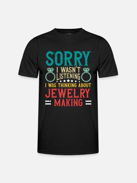 Jewelry Making Jewelry Maker - Men's Functional T-Shirt - black