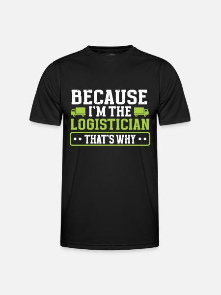 Logistician Logistics - Men's Functional T-Shirt - black
