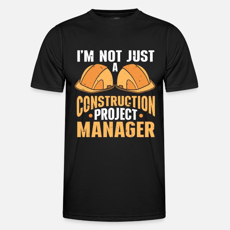Construction Project Manager - Men's Functional T-Shirt - black