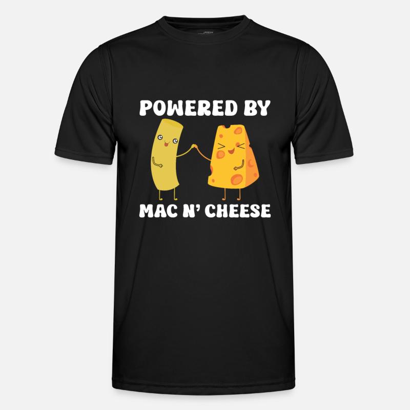 Mac And Cheese Macaroni - Men's Functional T-Shirt - black
