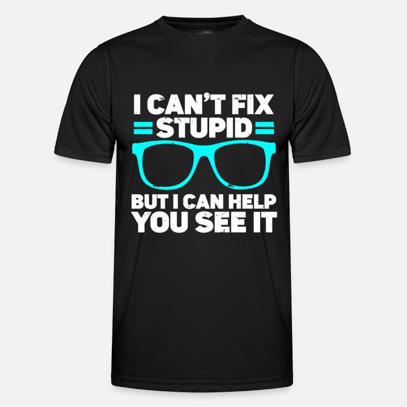 Optometrist Optician Optometry - Men's Functional T-Shirt - black