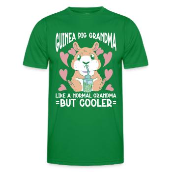 Meerschweinchen Haustier - Männer Funktions-T-Shirt - Kelly Green - Vorne - AI Model Male 178 dark (178cm)