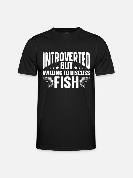 Fun Introvert Gifts - Men's Functional T-Shirt - black