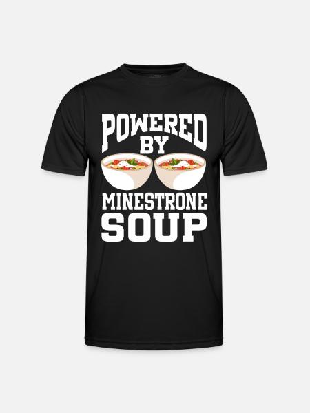 Soupe Powered By Minestrone - T-shirt sport Homme - noir