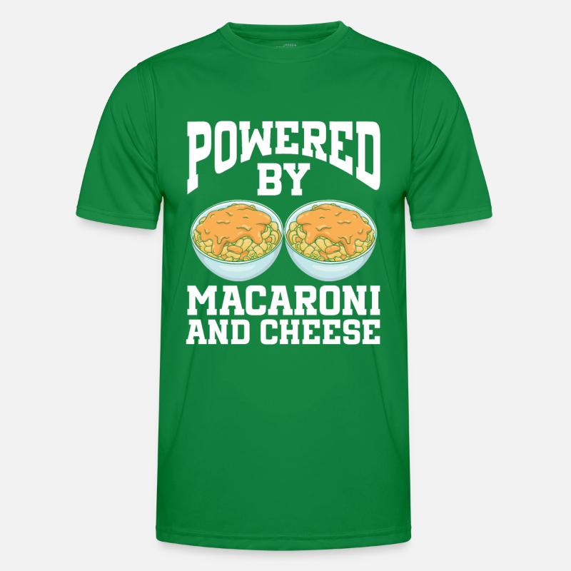 Propulsé par des macaronis au fromage T-shirt sport Homme