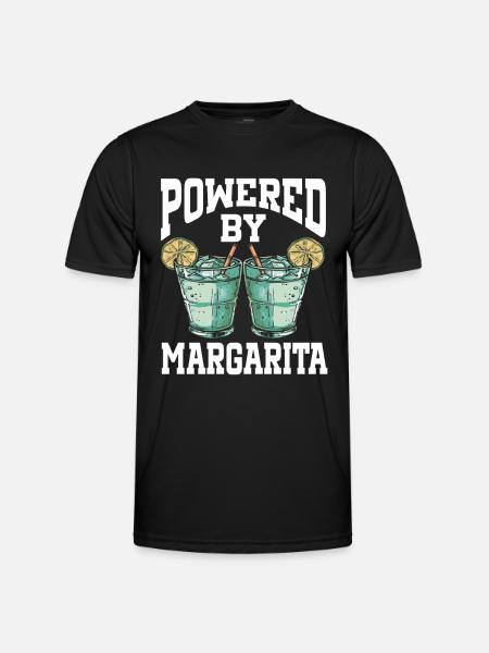 Powered By Margarita - Men's Functional T-Shirt - black