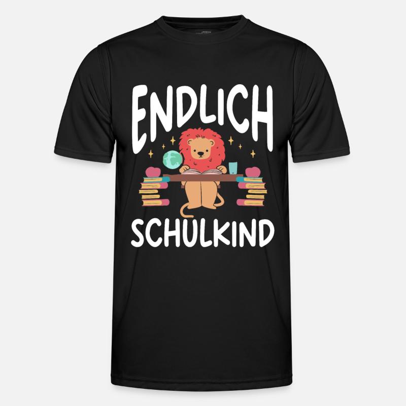 School 1. Grade - Männer Funktions-T-Shirt - Schwarz
