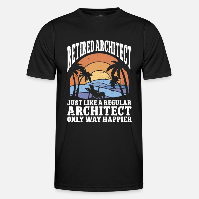 Architect Architecture - Men's Functional T-Shirt - black