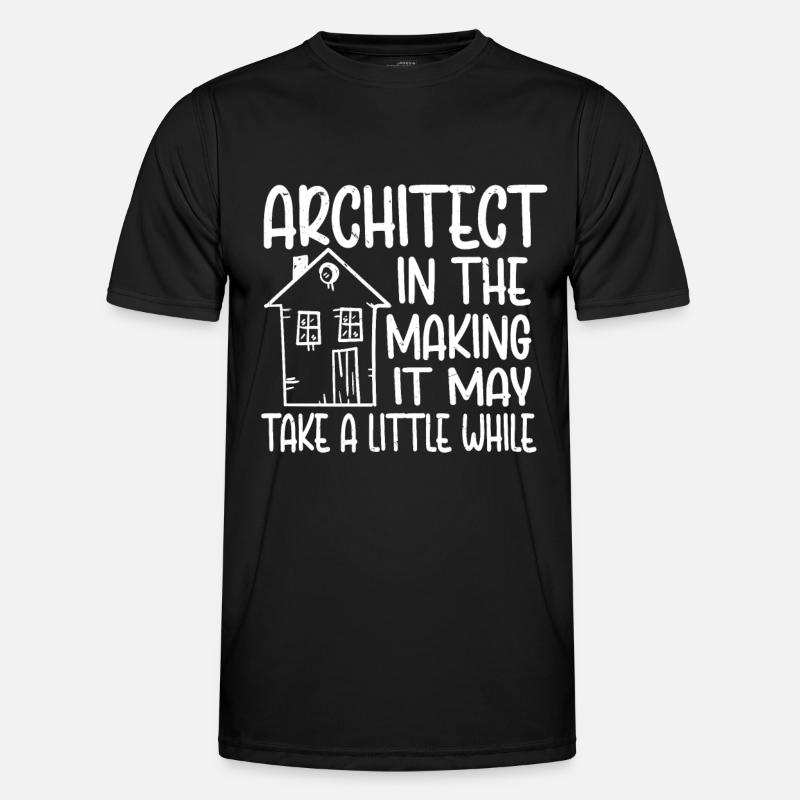 Architect Architecture - Men's Functional T-Shirt - black