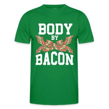 Corps par bacon - T-shirt sport Homme - vert - Devant - AI Model Male 178 dark (178cm)