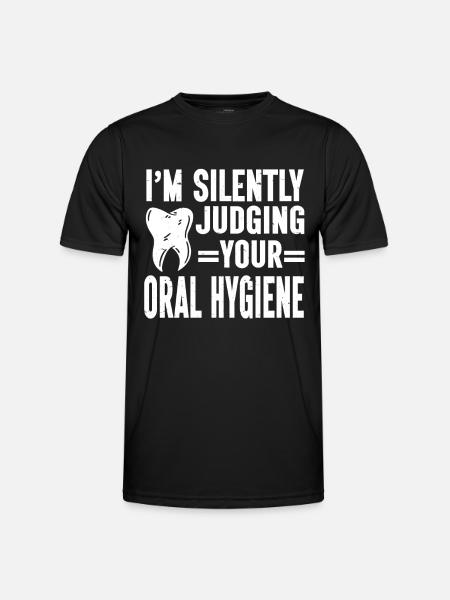 Dentiste Dentaire - T-shirt sport Homme - noir