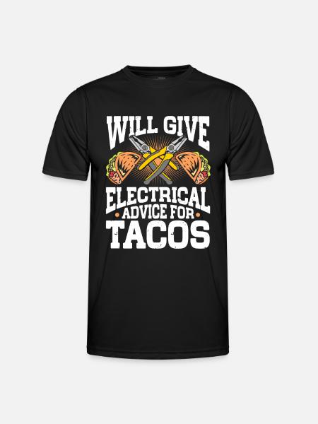 Electrician - Men's Functional T-Shirt - black