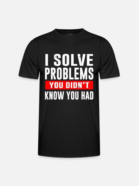 Law Lawyer - Men's Functional T-Shirt - black