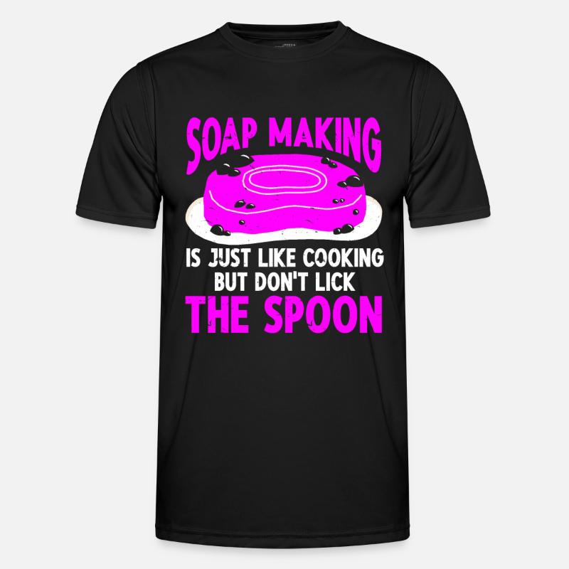 Soap Making Soap Maker - Men's Functional T-Shirt - black