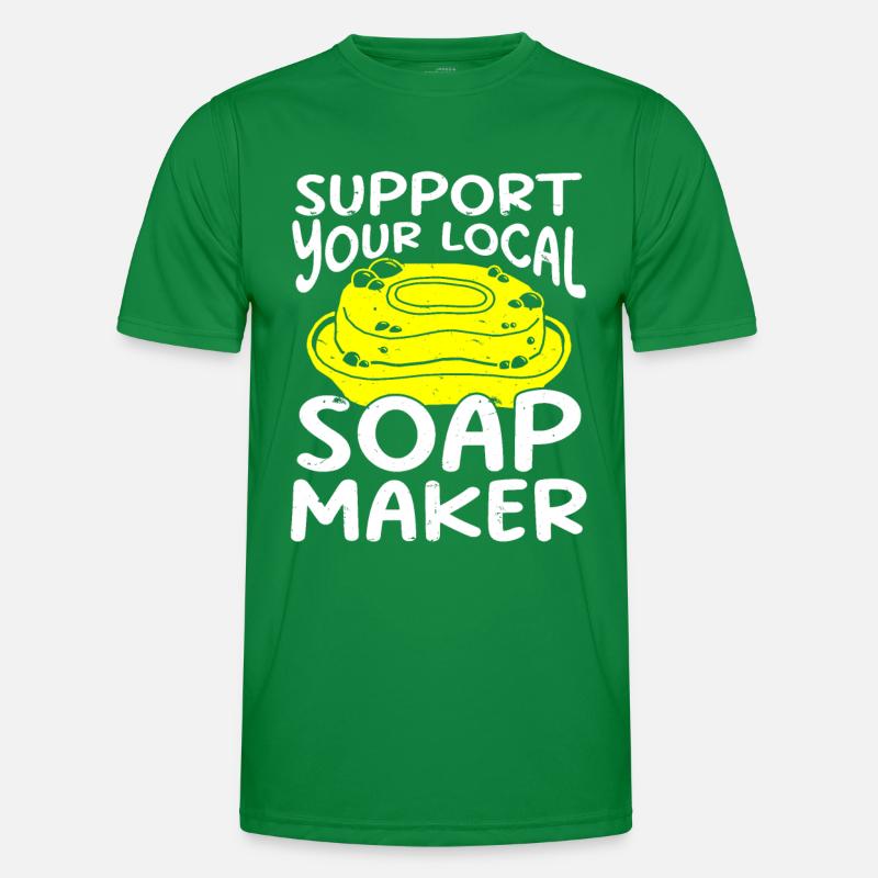 Soap Making Soap Maker Männer Funktions-T-Shirt