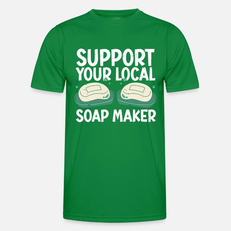 Soap Making Soap Maker Männer Funktions-T-Shirt