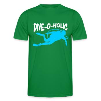 Scuba Diving Diver - Männer Funktions-T-Shirt - Kelly Green - Vorne - AI Model Male 178 dark (178cm)