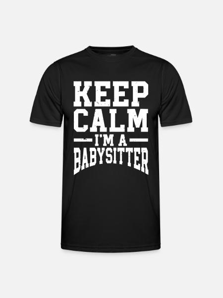 Babysitter Babysitting - Men's Functional T-Shirt - black