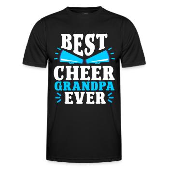 Cheerleading Cheerleader Base Flyer - Männer Funktions-T-Shirt - Schwarz - Vorne - AI Model Male 178 dark (178cm)