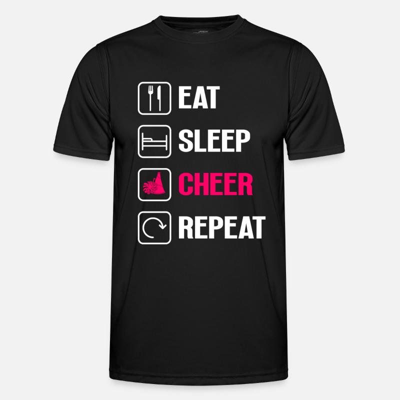 Cheerleading Cheerleader Base Flyer - Men's Functional T-Shirt - black