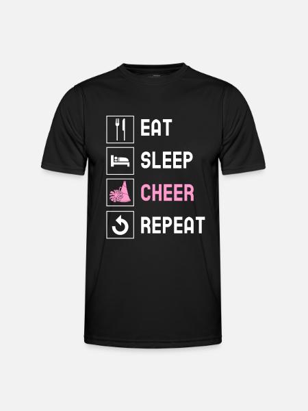 Cheerleading Cheerleader Base Flyer - Men's Functional T-Shirt - black