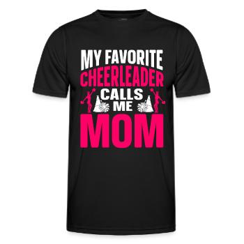 Cheerleading Cheerleader Base Flyer - Männer Funktions-T-Shirt - Schwarz - Vorne - AI Model Male 178 dark (178cm)