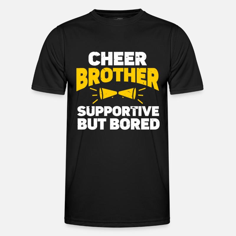 Cheerleading Cheerleader Base Flyer - Männer Funktions-T-Shirt - Schwarz
