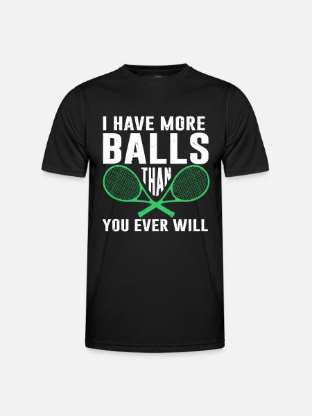 Tennis Player - Men's Functional T-Shirt - black